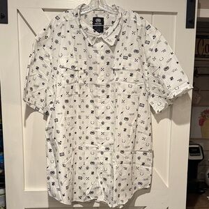 Ecko Unlimited White and Black Graphic Men's Shirt